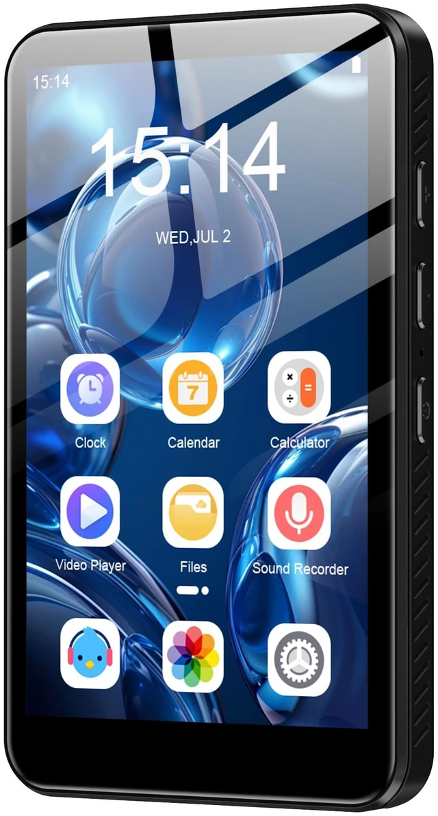 Main image of D08 MP3 Player with Bluetooth and WiFi, 32GB MP3 & MP4 Players with 4" Touchscreen HD Speaker,Android 13 Music Players w/Spotify Kids,Pandora, Audible, Music, Play Store, FM Radio Black