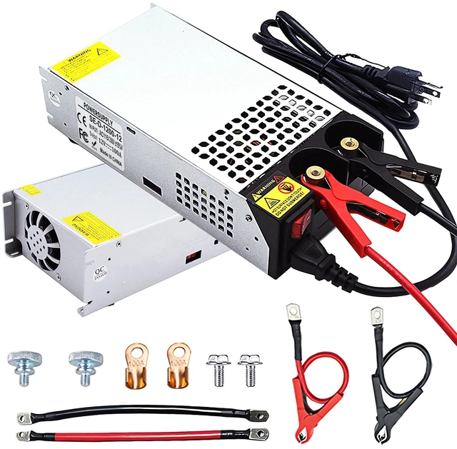 Main image of 120V AC to 12V DC Converter,110V to 12V 100A 1200W Power Supply 110V/120V AC Input to 12V DC Output, Switching Power Supply for Industrial Equipment, DIY and Electronic Applications