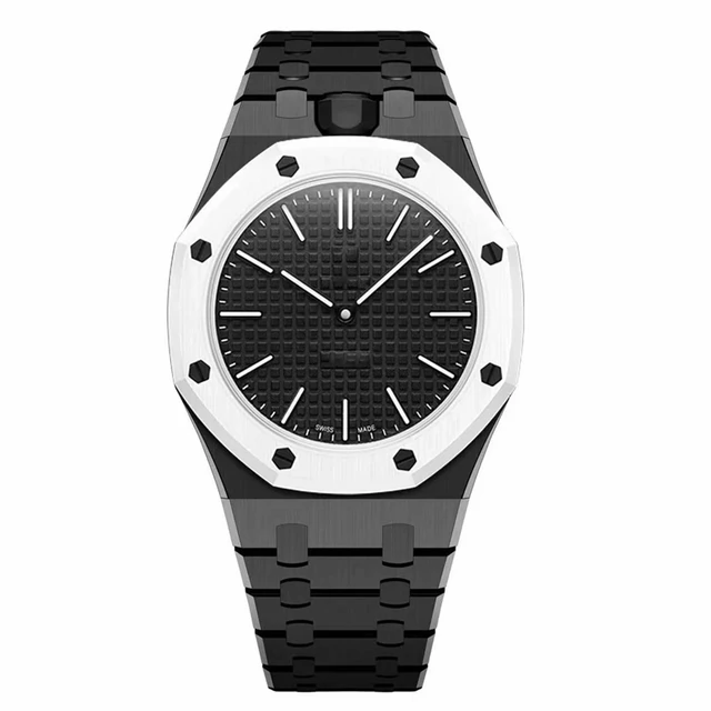 Alt view image 2 of 5 - 316 Stainless Steel Case Band Mod Kit Compatible with Swatch Royal Pop for Men Women Watches Replacement (black 12)