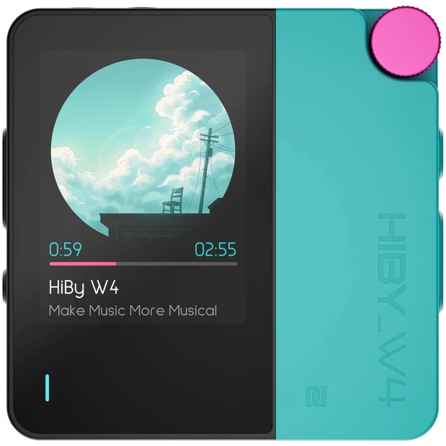 Main image of W4 Bluetooth Headphone Amplifier USB DAC, BT 5.4 & NFC, aptX Lossless LDAC, Dual DAC, DSD512 PCM 768kHz, 2-Inch Touch Screen, CVC Noise Reduction, 3.5mm & 4.4mm Balanced Output
