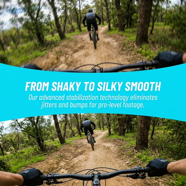 Alt view image 3 of 7 - 4K Mini Body Camera 32GB, EIS Motorcycle POV Camera, 150° Wide Angle, WiFi App Live View, Magnetic Clip-On Action Cam, 100FT Waterproof Case