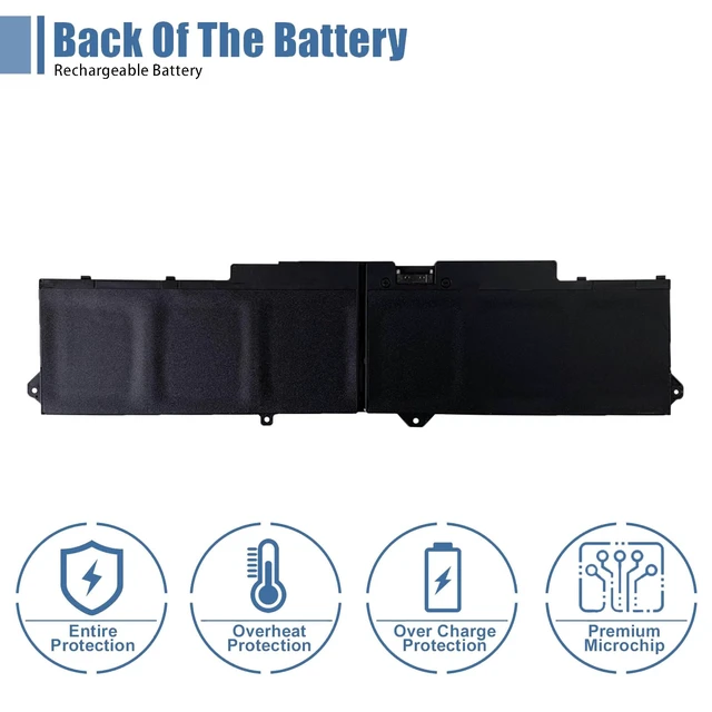 Alt view image 6 of 7 - 9JRV0 Laptop Battery Replacement for Dell Latitude 5521 5531 Precision 3561 3571 3581 3591 Series Notebook 05RGW 0R05P0 11.4V 97Wh 8071mAh