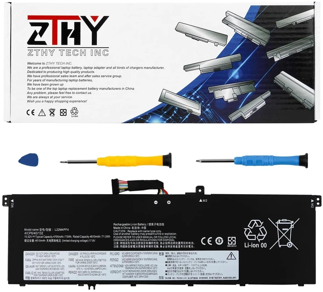 Main image of L22M4PF4 L22C4PF4 Laptop Battery for Lenovo Yoga Pro 7 14IRH8 14APH8 14ARP8 14IMH9 14AHP9 Slim Pro 7 14APH8 14ARP8 Series L22D4PF4 SB11K24759 SB11K24758 SB11N45331 SB11N45322 15.52V 73Wh