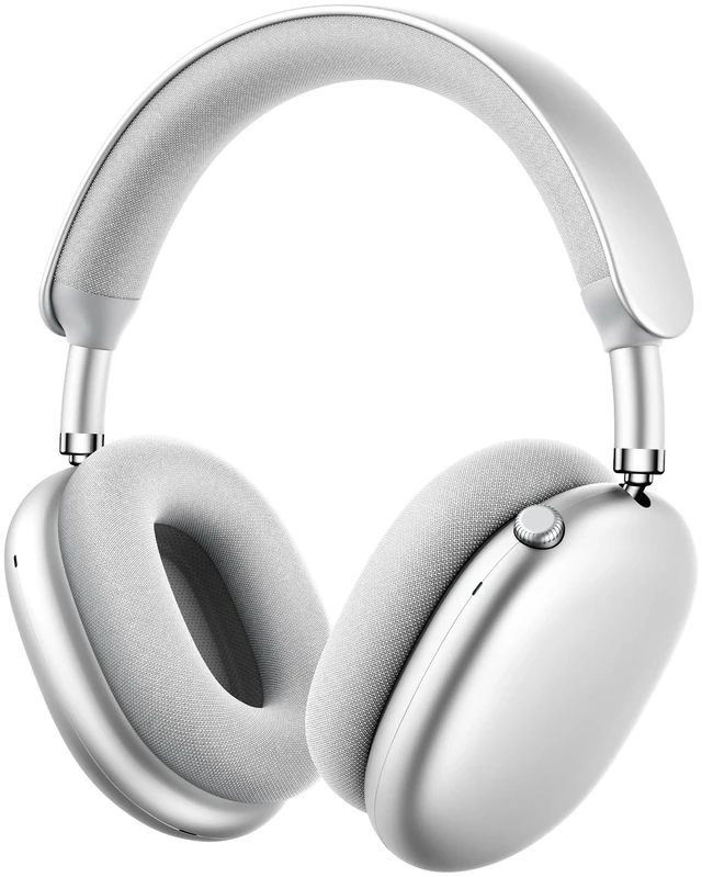 Main image of F8 Pro Hybrid Active Noise Cancelling Bluetooth Headphones Silver 140H Playtime, Head Tracking, Customizable Sound, Multiple Modes, Multipoint, Built-in Mic, Wireless Over-Ear, Travel, Office