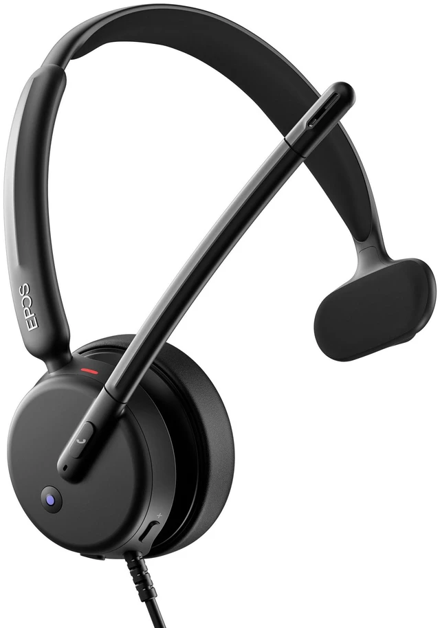 Main image of Impact 430T Mono USB C and USB A On-Ear Headset with Dual Noise-Canceling Mics, Microsoft Teams Certified, Plug-and-Play, Zoom Compatible, Ideal for Home Office & Business Calls