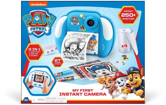 Alt view image 2 of 7 - Paw Patrol My First Instant Camera; Photo, selfie, and video functions; Ink free printing; Frames and filters can be added digitally; Stickers and markers can be added after printing- Exclusive