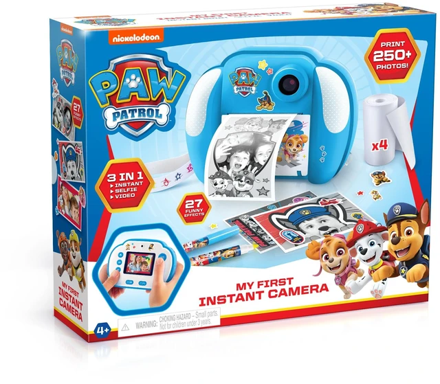 Alt view image 3 of 7 - Paw Patrol My First Instant Camera; Photo, selfie, and video functions; Ink free printing; Frames and filters can be added digitally; Stickers and markers can be added after printing- Exclusive