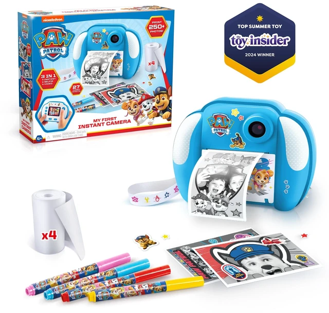 Alt view image 5 of 7 - Paw Patrol My First Instant Camera; Photo, selfie, and video functions; Ink free printing; Frames and filters can be added digitally; Stickers and markers can be added after printing- Exclusive
