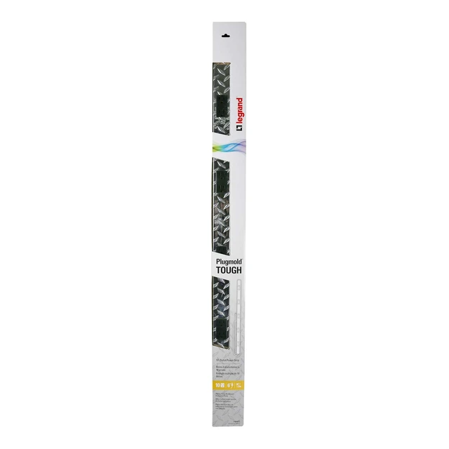 Alt view image 7 of 7 - Legrand -, 10 Outlet Wall Mount, Under Counter, 4 Foot Power Pole with Diamond Plate Power Strip Garage, PM48TC