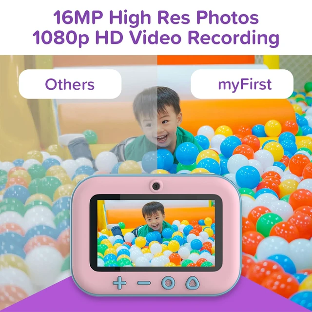 Alt view image 4 of 7 - Kids Instant Print Camera, 7-Second Inkless Printing Insta 20, 16MP photos, 1080P video, dual screen selfies, road trip fun, airplane travel, ages 4-12, birthday gift