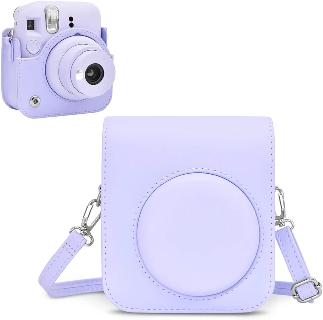 Alt view image 6 of 7 - INSTAX Mini 12 Instant Film Camera Lilac Purple Bundled with Instax Accessory Bundle + Cleaning Cloth (8 Items)