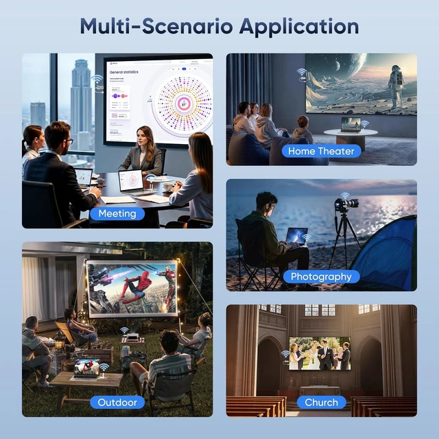Alt view image 6 of 7 - Wireless HDMI Transmitter and Receiver, Wireless HDMI Extender, Plug & Play 4K Decode 1080P Output Stream from PC/Laptop/Projector to Monitor/TV 656FT Long Range for Business/Conference/Home Theater