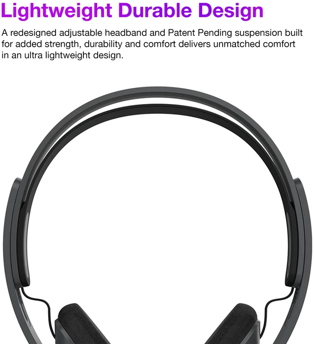 Alt view image 4 of 7 - KPH30 Wireless Bluetooth Retro Style On-Ear Headphones, Stealth Grey 20+ Hour Battery Life, USB-C Charging, Microphone