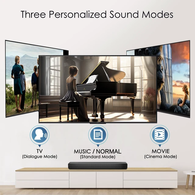Alt view image 4 of 7 - TV Headphones Wireless, Phone/PC Compatible Bluetooth Headset, 737D Audio Bypass to Soundbar, Clear Voice & Volume Boost for Seniors Hard of Hearing, Cinema Mode, 164ft Range, Swap Earmuffs