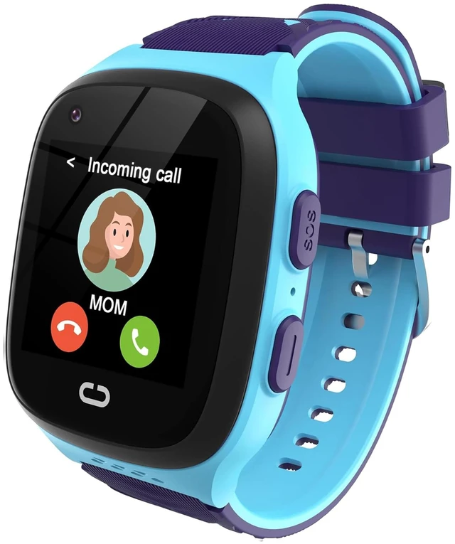 Main image of 4G Kids Smart Watch with GPS Tracker Location Video Call Cell Phone SOS Calling Voice Chat Touch Screen Camera Alarm Clock Gifts for Age 5-12 Kids (Blue)