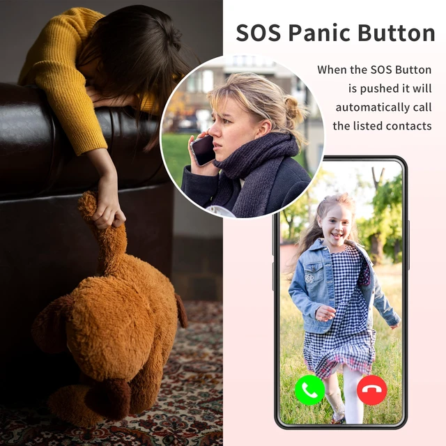 Alt view image 4 of 7 - 4G Kids Smart Watches Girls, Kids Watch with GPS Tracker Phone Call Video Call Voice Chat Alarm Clock SOS Camera Flashlight Gifts for Girls Age 5-12