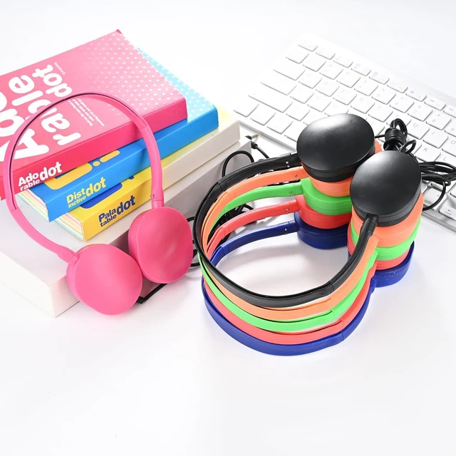 Alt view image 7 of 7 - 50 Pack Classroom Headphones Bulk for School Kids Students Teen Boys Grils Children Toddler and Adult (Mixed Colors