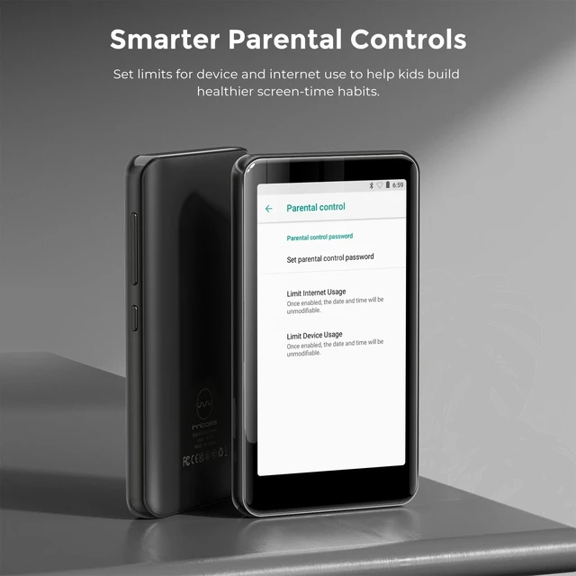 Alt view image 2 of 7 - G1 80GB MP3 Player with Bluetooth and WiFi, Spotify Music Player 4" Touchscreen, Parental Controls, Audible, Libby, Pandora, Expandable to 1TB, Minitablet, MP3 MP4 Player for Kids Grey
