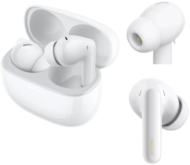 Main image of REDMI Buds 8 Pro Wireless Earbuds, 55dB Adaptive Noise Canceling Bluetooth 5.4, 33H Playtime, Hi-Res Audio, Coaxial Triple-Driver, IP54, USB-C Fast Charge, for iPhone Android, White