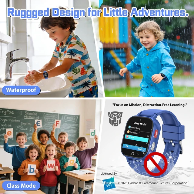 Alt view image 4 of 7 - 4G Kids Smart Watch with GPS Tracker for Boys Girls Video Call SOS Waterproof