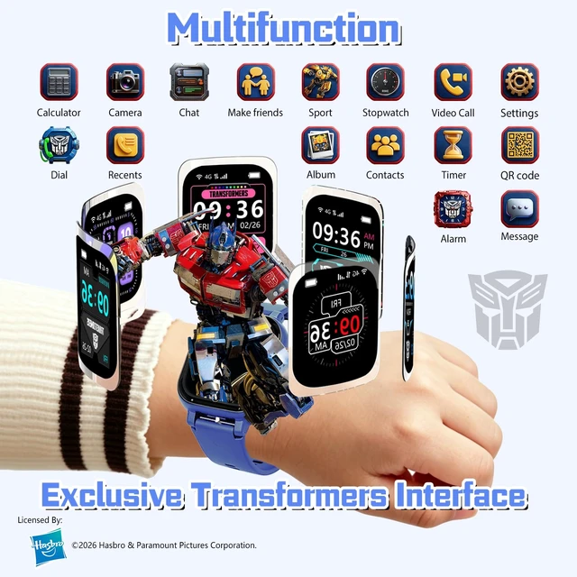 Alt view image 5 of 7 - 4G Kids Smart Watch with GPS Tracker for Boys Girls Video Call SOS Waterproof