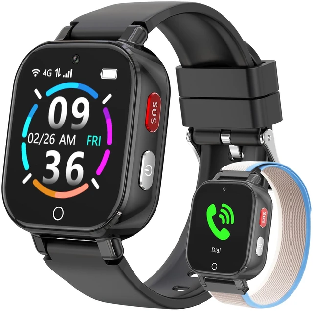 Main image of 4G Kids Smart Watch with GPS Tracker for Boys Girls Video Call SOS Waterproof