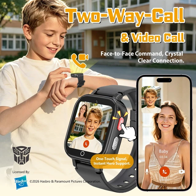 Alt view image 3 of 7 - 4G Kids Smart Watch with GPS Tracker for Boys Girls Video Call SOS Waterproof