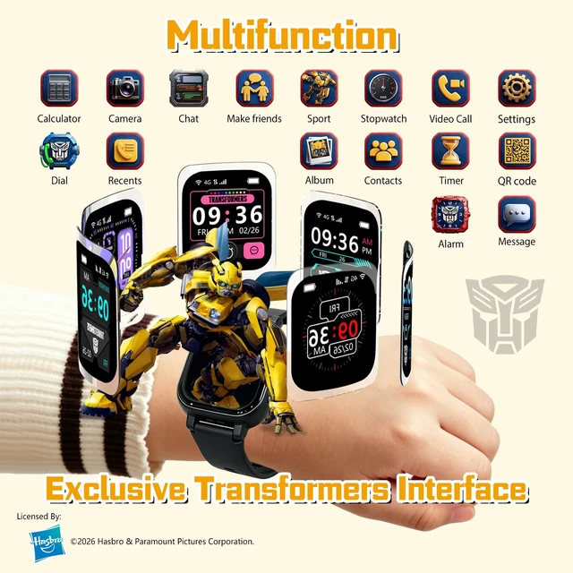 Alt view image 5 of 7 - 4G Kids Smart Watch with GPS Tracker for Boys Girls Video Call SOS Waterproof