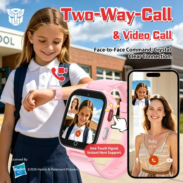 Alt view image 3 of 7 - 4G Kids Smart Watch with GPS Tracker for Boys Girls Video Call SOS Waterproof