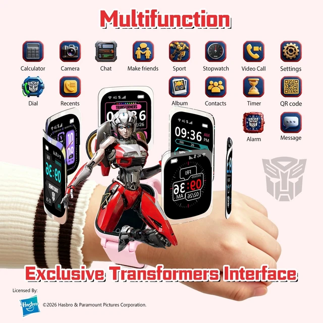 Alt view image 5 of 7 - 4G Kids Smart Watch with GPS Tracker for Boys Girls Video Call SOS Waterproof
