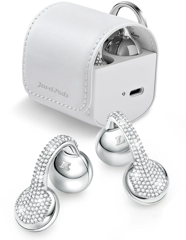 Main image of JewelPods C01 Pro Open Ear Headphones, SLV Luxury Jewelry, Wireless Earbuds