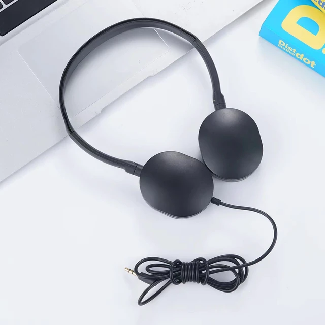 Alt view image 5 of 7 - 50 Pack Bulk Classroom Headphones for Kids Students School, Wholesale Wired On-Ear Headphones for Children Toddler Boys Girls Chromebook Laptop PC