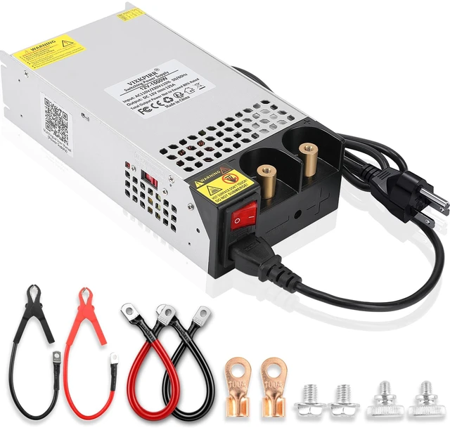 Main image of DC 12V 125A 1500W Power Supply 110V AC to 12V DC Converter Adapter 12 Volt 125amp 1500W Switching Power Supply Transformer SMPS for Motor Pump CCTV Security Camera Car Stereo 3D Printer Device