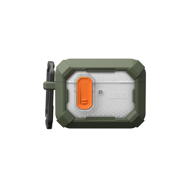 Alt view image 5 of 7 - UAG Plasma for AirPods Pro 3 Gen Case 2025, Olive Heavy Duty Protection, Military-Grade Drop Tested, Secure Lip Closure, Corner Protection, Wireless Charging Compatible