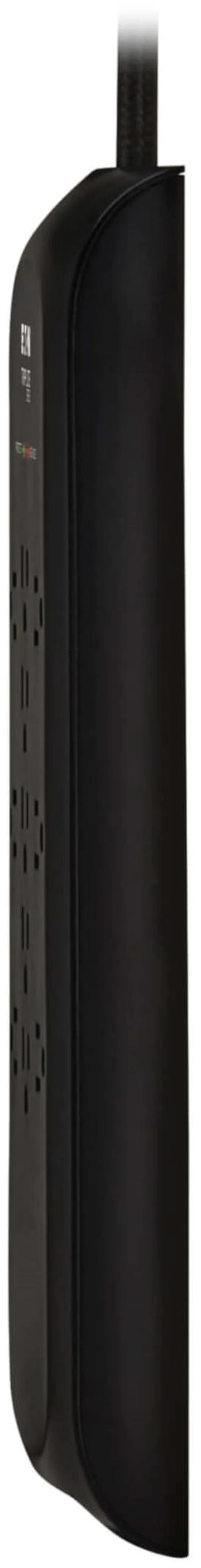 Alt view image 7 of 7 - Eaton TLP118DBUC Surge Protector 11 Outlet with USB & USB-C 4200 Joules, 8ft Braided Flat Plug Extension Cord, EMI/RFI Filtering, Under Desk & Wall Mountable