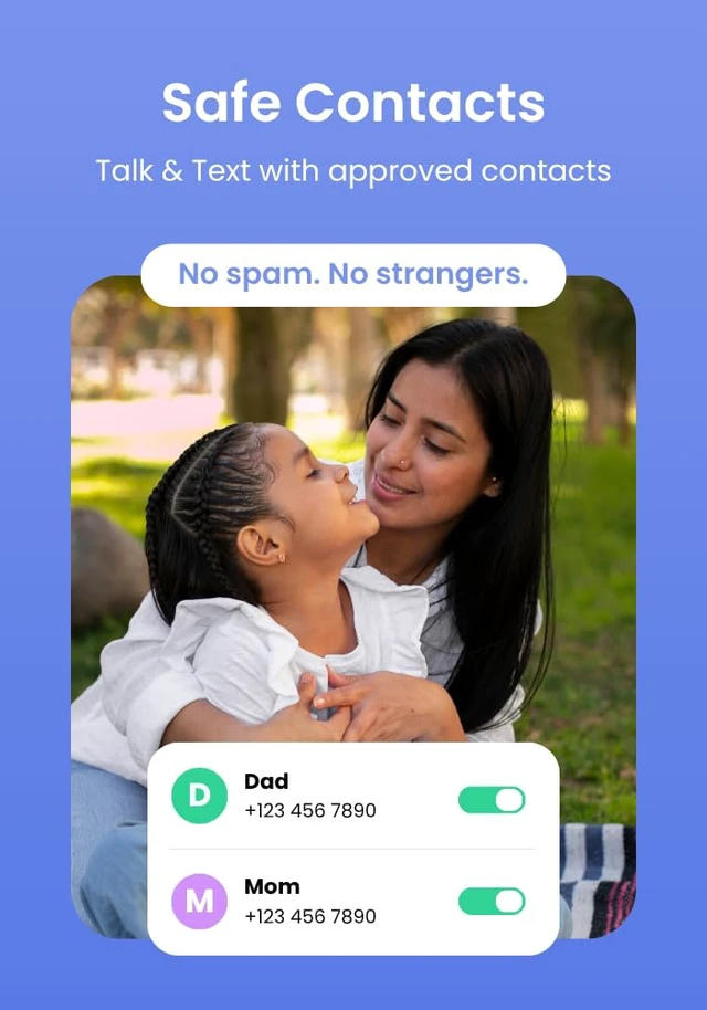 Alt view image 4 of 7 - Thrive Kids Smart Watch Safe Phone Watch with GPS, Calling & Texting School Mode, Activity Tracking Parental Controls SOS & Safety Alerts (Monthly Plan Required)
