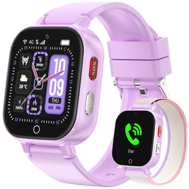 Main image of 4G Kids Smart Watch with GPS Tracker for Boys Girls Video Call SOS Waterproof