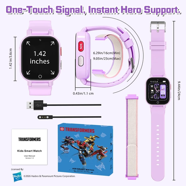 Alt view image 6 of 7 - 4G Kids Smart Watch with GPS Tracker for Boys Girls Video Call SOS Waterproof