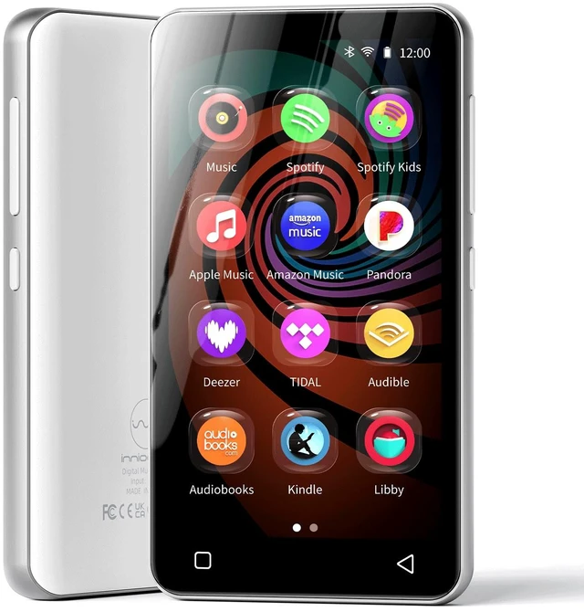 Main image of G3 MP3 Player with Bluetooth and WiFi, 160G Player with Spotify Music Player with Pandora 4" Touch Screen, Parental Controls for Kids, Android MP4 MP3 with Audible,Spotify Kids Silver+White