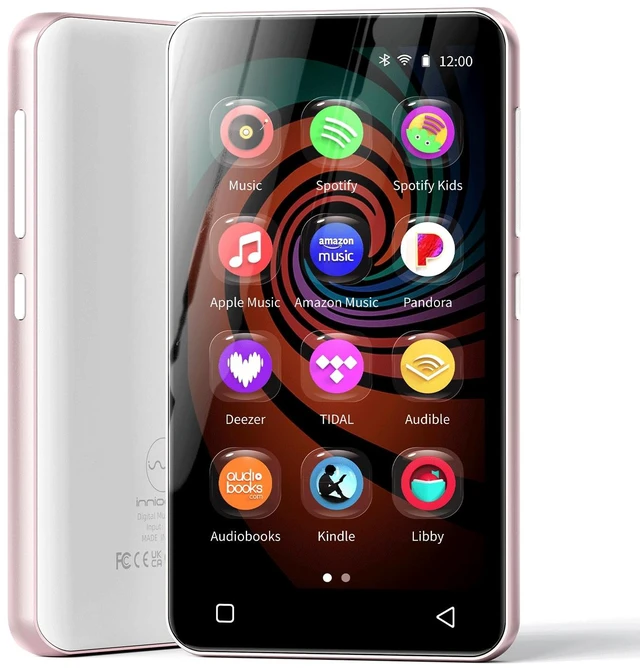 Main image of G3 MP3 Player with Bluetooth and WiFi, 160G Player with Spotify Music Player with Pandora 4" Touch Screen, Parental Controls for Kids, Android MP4 MP3 with Audible,Spotify Kids (Pink+White)