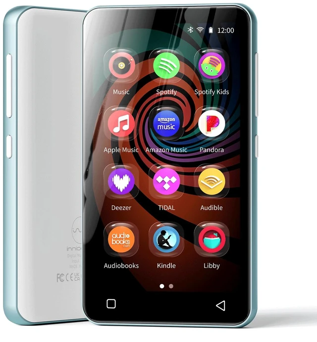 Main image of G3 MP3 Player with Bluetooth and WiFi, 160G Player with Spotify Music Player with Pandora 4" Touch Screen, Parental Controls for Kids, Android MP4 MP3 with Audible,Spotify Kids Green+White