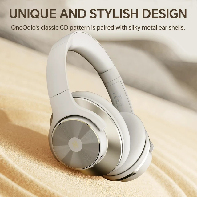 Alt view image 5 of 7 - Focus A10 Wireless Active Noise Cancelling Headphones, Multipoint Hybrid ANC, 62H playtime, multipoint Bluetooth, USB-C charging and 3.5mm wired mode for travel, work and daily listening