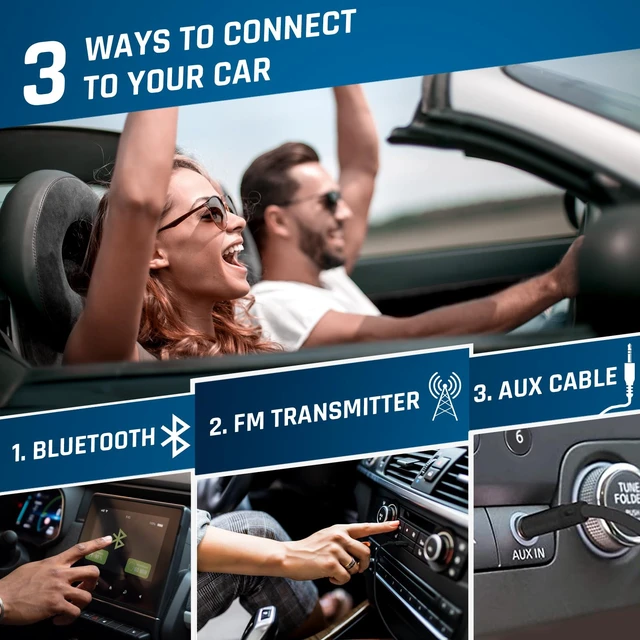 Alt view image 3 of 7 - Discover - Portable CD Player with Long-Lasting Battery - with Headphones - Radio FM - Compatible MP3 CD Player Portable - SD Card, FM Transmitter, Bluetooth - Ideal for Cars