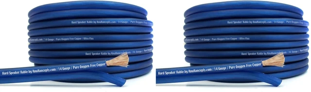 Main image of Kord Kable 14 Gauge Oxygen Free Copper Speaker Wire Cable - 50 Feet (Pack of 2)