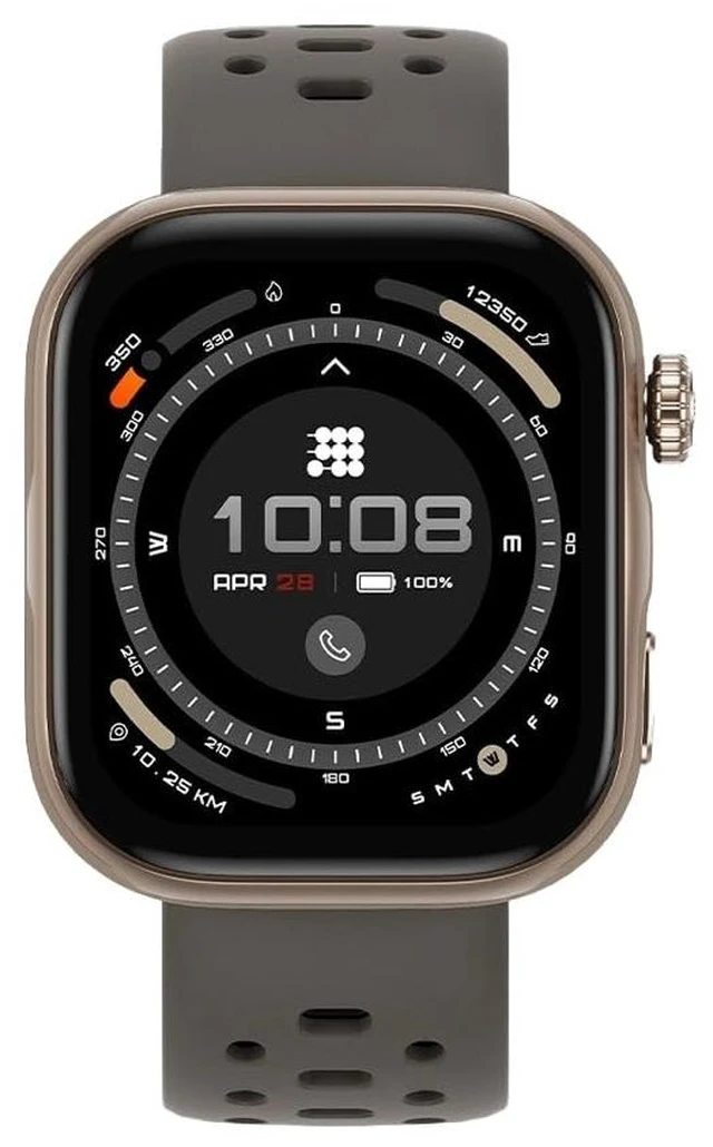 Main image of VIVA Pro 2 Smartwatch, 1.85 AMOLED HD, Built-In GPS, Offline Maps, Barometer, Compass, VITA AI, AI Coach, Readiness & Sleep Scores, 100+ Sports Modes, 5ATM, 10-Day Battery Mocha Brown