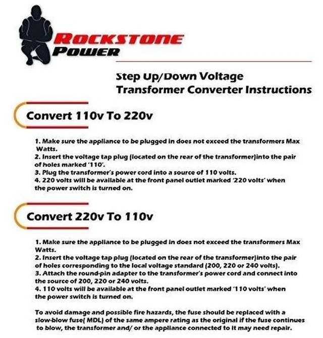 Alt view image 6 of 6 - 2000 Watt Heavy Duty Step Up/Down Voltage Transformer Converter, 110/120/220/240 V, 5V USB Port