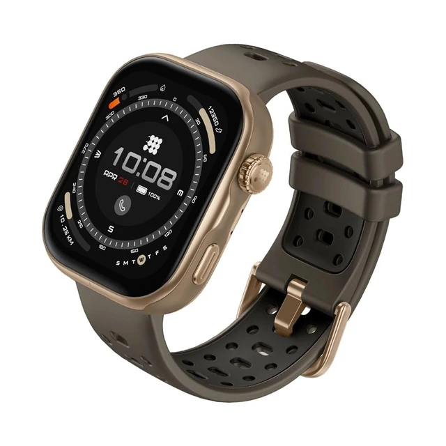 Alt view image 3 of 7 - VIVA Pro 2 Smartwatch, 1.85 AMOLED HD, Built-In GPS, Offline Maps, Barometer, Compass, VITA AI, AI Coach, Readiness & Sleep Scores, 100+ Sports Modes, 5ATM, 10-Day Battery Mocha Brown
