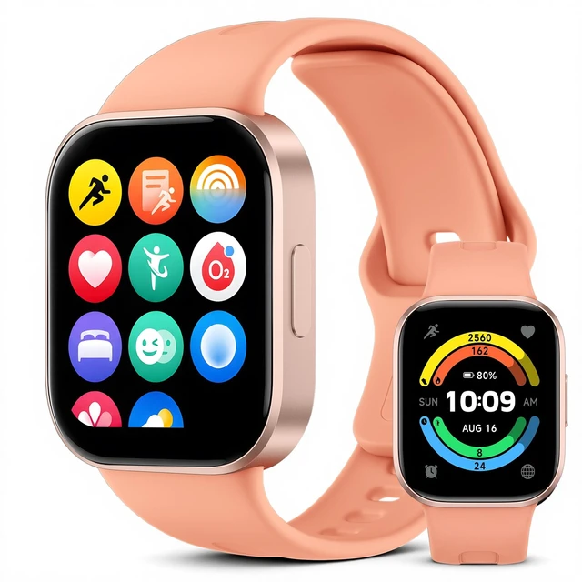Main image of Redmi Watch 6 Active and lite Smart Watch AMOLED 18-Day Battery Bluetooth calling, heart rate and SpO recording, sleep tracking, IP68 water resistance, slim flat-edge design