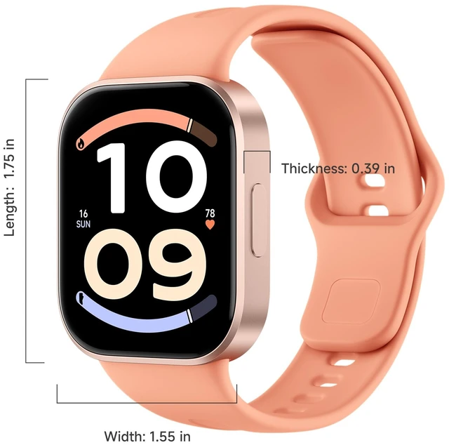 Alt view image 2 of 7 - Redmi Watch 6 Active and lite Smart Watch AMOLED 18-Day Battery Bluetooth calling, heart rate and SpO recording, sleep tracking, IP68 water resistance, slim flat-edge design