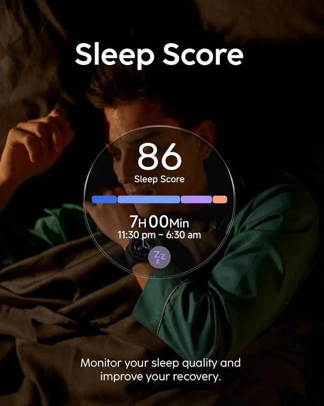 Alt view image 4 of 7 - AURA 2 Smartwatch, 1.43 AMOLED, Phone-Connected GPS, VITA AI Assistant, AI Coach, Readiness & Sleep Scores, 100+ Sports Modes, 3ATM Water Resistant, Up to 8-Day Battery